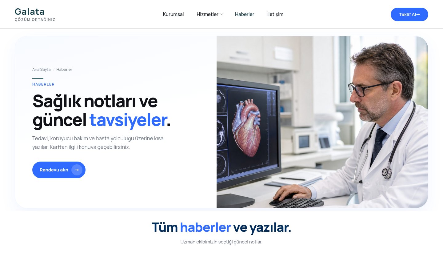 Galata - Haberler